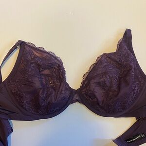 Torrid Dark Purple Lace Bra